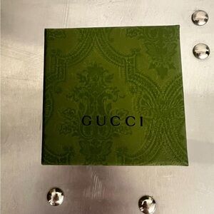 Gucci Trademark Bracelet With Heart Pendant - Size 17 -  Sterling Silver